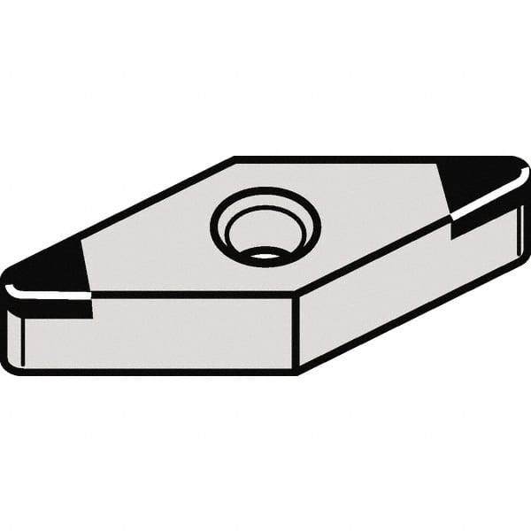 Kennametal - VNGA331 MT Grade KBH10 CBN Turning Insert - 35° Diamond, 3/8" Inscr Circle, 3/16" Thick, 1/64" Corner Radius - Caliber Tooling