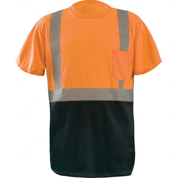 OccuNomix - Size 5XL Hi-Vis Orange & Black High Visibility Short Sleeve T-Shirt - Caliber Tooling