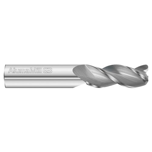 AlumaMill G3 3833SDR.0150.1250RH SE.2500 x1.5000 End Mill 3 FL - Caliber Tooling