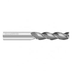 3/4 Dia. x 5 Overall Length 3-Flute Square End Solid Carbide SE End Mill-Round Shank-Center Cut-Uncoated - Caliber Tooling