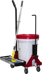 Fas-trak - Janitor Carts & Caddies Type: Floor Finisher Tool Cart Material: HDPE Plastic; Metal - Caliber Tooling