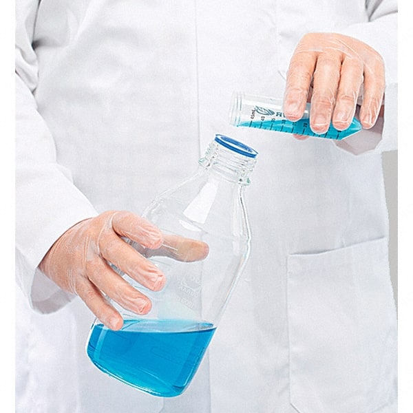 BioClean - Size S, 3.54 mil, Cleanroom Grade, Powder Free Vinyl Disposable Gloves - Caliber Tooling