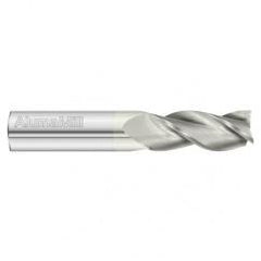 3/4 Dia. x 4 Overall Length 3-Flute Square End Solid Carbide SE End Mill-Round Shank-Center Cut-FC19 - Caliber Tooling