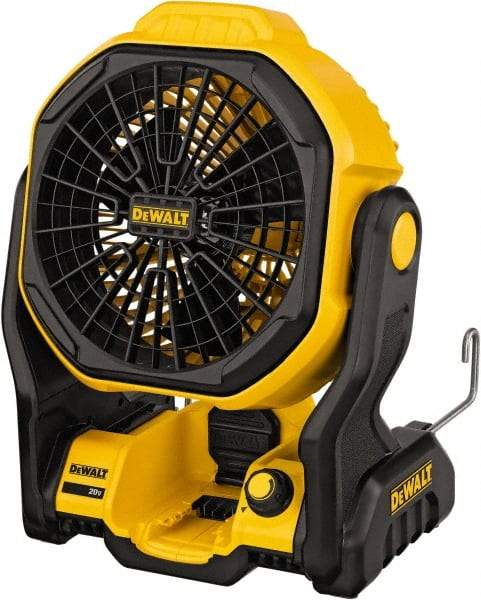 DeWALT - 7" Blade, 500 Max CFM, Cordless Fan - 4 Amps, 20 Volts, 3 Speed - Caliber Tooling