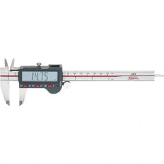 SPI - 0 to 150mm Range, 0.01mm Resolution, Electronic Caliper - Stainless Steel with 40mm Stainless Steel Jaws, 0.02mm Accuracy, Micro USB Output - Caliber Tooling