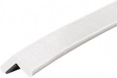 PRO-SAFE - 39" Long, Polyurethane Foam Type E Corner Guard - White, 1" High x 2" Wide Side - Caliber Tooling