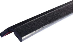 PRO-SAFE - 197" Long, Polyurethane Foam Type W Bumper Guard - Black, 1" High x 2" Wide Side - Caliber Tooling