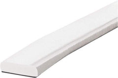 PRO-SAFE - 39" Long, Polyurethane Foam Type F Surface Guard - White, 1" High x 2" Wide Side - Caliber Tooling