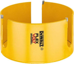 DeWALT - 4-5/16" Diam, 2" Cutting Depth, Hole Saw - Carbide-Tipped Saw, Toothed Edge - Caliber Tooling