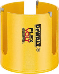 DeWALT - 2-9/16" Diam, 2" Cutting Depth, Hole Saw - Carbide-Tipped Saw, Toothed Edge - Caliber Tooling