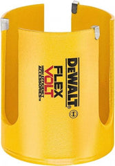 DeWALT - 2-1/8" Diam, 2" Cutting Depth, Hole Saw - Carbide-Tipped Saw, Toothed Edge - Caliber Tooling