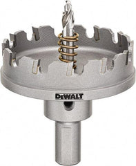 DeWALT - 3-5/8" Diam, 1/4" Cutting Depth, Hole Saw - Carbide-Tipped Saw, Toothed Edge - Caliber Tooling