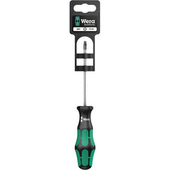 Wera - T25 Torx Driver - 4" Blade Length, 10-1/8" OAL, Ergonomic Handle, Chrome Plated Steel - Caliber Tooling