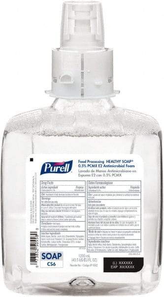 PURELL - 1,200 mL Bottle Foam Soap - Antibacterial, Clear, Fragrance Free Scent - Caliber Tooling