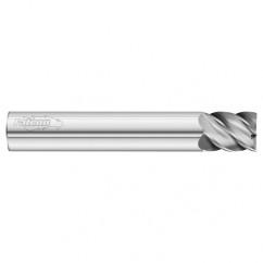 20mm Dia. x 105mm Overall Length 5-Flute Square End Solid Carbide SE End Mill-Round Shank-Center Cut-Uncoated - Caliber Tooling