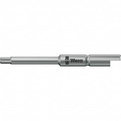 Wera - 2mm Hex Screwdriver Bit - 1/4" Drive, 44mm OAL - Caliber Tooling