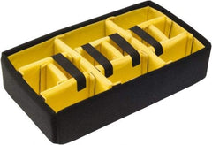 Pelican Products, Inc. - Tool Box Foam Divider Set - 13-1/4" Wide x 7-1/8" Deep x 19-3/4" High, Black/Yellow, For Pelican Case 1557 - Caliber Tooling