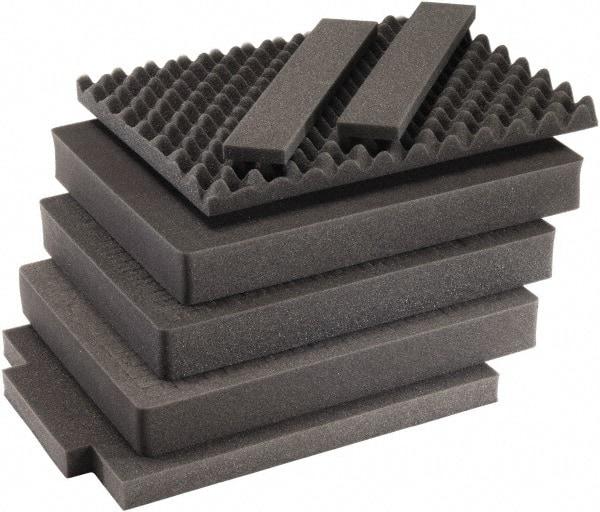 Pelican Products, Inc. - Tool Box Foam Foam Set - 16" Wide x 11-5/8" Deep x 33-1/4" High, Black, For Pelican Case 1615 - Caliber Tooling