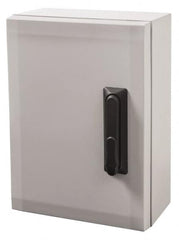 Fibox - Polycarbonate Standard Enclosure Hinge Cover - NEMA 4, 4X, 8.27" Wide x 15.75" High x 23.62" Deep, Impact Resistant - Caliber Tooling