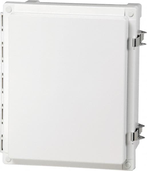 Fibox - Polycarbonate Standard Enclosure Hinge Cover - NEMA 4, 4X, 6, 6P, 12, 13, 16" Wide x 20" High x 8" Deep, Impact, Moisture & Corrosion Resistant, Dirt-tight & Dust-tight - Caliber Tooling