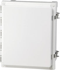 Fibox - Polycarbonate Standard Enclosure Hinge Cover - NEMA 4, 4X, 6, 6P, 12, 13, 6" Wide x 6" High x 4" Deep, Impact, Moisture & Corrosion Resistant, Dirt-tight & Dust-tight - Caliber Tooling