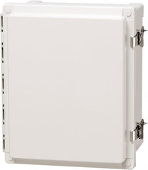 Fibox - Polycarbonate Standard Enclosure Hinge Cover - NEMA 4, 4X, 6, 6P, 12, 13, 6" Wide x 6" High x 4" Deep, Impact, Moisture & Corrosion Resistant, Dirt-tight & Dust-tight - Caliber Tooling