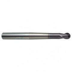 10mm Dia. - 120mm OAL 2 FL 30 Helix Firex Carbide Ball Nose End Mill - Caliber Tooling