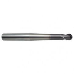 6mm Dia. - 100mm OAL 2 FL 30 Helix Firex Carbide Ball Nose End Mill - Caliber Tooling