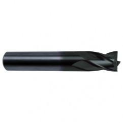 3/4 Dia. x 4 Overall Length 4-Flute Square End Solid Carbide SE End Mill-Round Shank-Center Cut-Super-A - Caliber Tooling