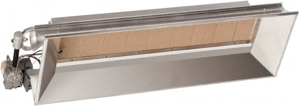 Heatstar - 30-1/4" Long x 19-1/4" Wide x 12" High, 24 AC Volt, Infrared Suspended Heater - Caliber Tooling