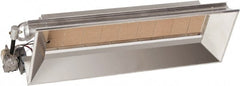 Heatstar - 30-1/4" Long x 19-1/4" Wide x 12" High, 24 AC Volt, Infrared Suspended Heater - Caliber Tooling