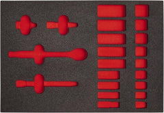 Proto - Tool Box Case & Cabinet Inserts Type: Foam Insert For Use With: J52134HTC - Caliber Tooling