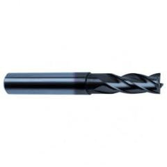 1 Dia. x 5 Overall Length 6-Flute Square End Solid Carbide SE End Mill-Round Shank-Center Cut-Super-A - Caliber Tooling