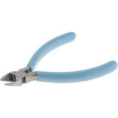 Xcelite - 4" OAL, 20 AWG Capacity, Flush Wire Cutter - 15/32" Jaw Length, Tapered Head - Caliber Tooling