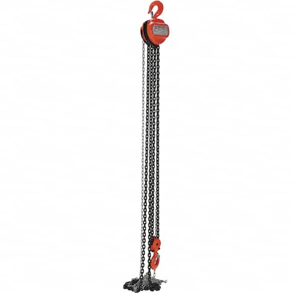 Vestil - 6,000 Lb Lifting Capacity, 15' Lift Height, Hand Hoist - Made from Chain - Caliber Tooling