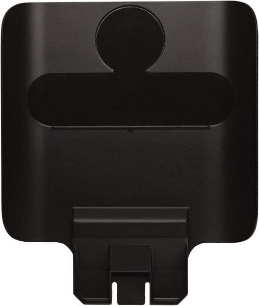 Rubbermaid - Square Lid for Use with 23 Gal Rectangular Recycle Containers - Black, Polypropylene, For Slim Jim Trash Cans - Caliber Tooling