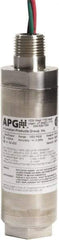 Made in USA - 15 Max psi, 1/4" NPT (Male) Connection Intrinsically Safe Transmitter - mA Output Signal, 1/4" Thread, -40 to 185°F, 28 Volts - Caliber Tooling