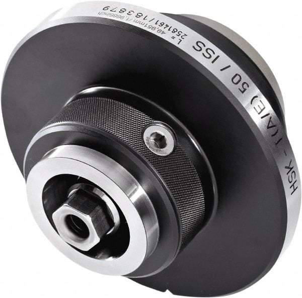 HAIMER - HSK40 & HSK50 Taper, On-Center/Rotating, Spindle Adapter - 80mm Projection, Use with ISS-U Spindle - Caliber Tooling