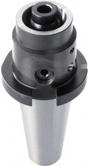 HAIMER - HSK40 & HSK50 Taper, On-Center/Rotating, Spindle Adapter - 80mm Projection, Use with ISO50 Spindle - Caliber Tooling