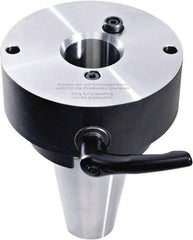 HAIMER - 45 Taper, On-Center/Rotating, Spindle Adapter - 20mm Projection, Use with ISO50 Spindle - Caliber Tooling