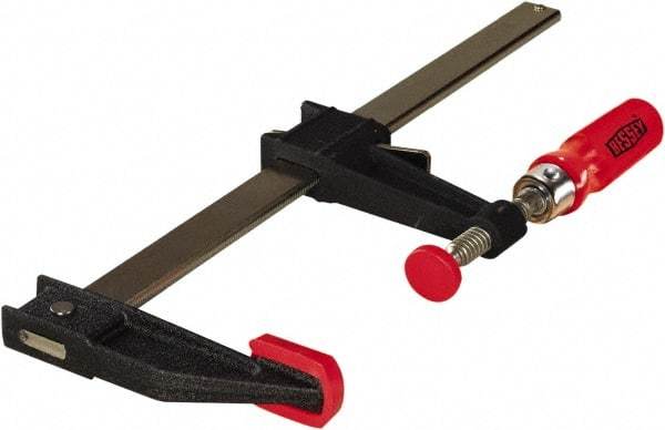 Bessey - 6" Capacity, 3-1/2" Throat Depth, Carbon Steel Bar Clamp - 1,100 Lb Clamping Pressure - Caliber Tooling