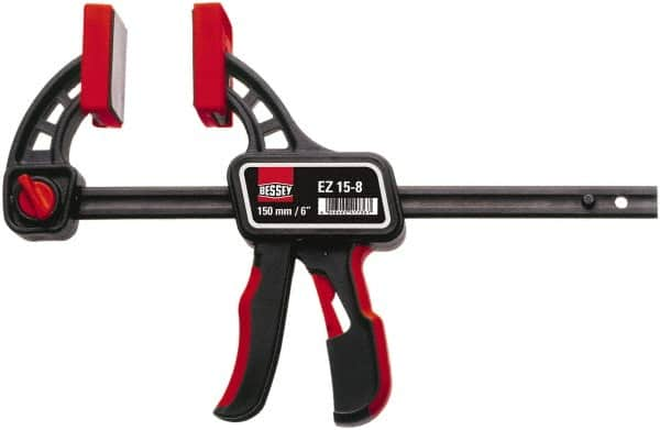 Bessey - 12" Capacity, 2-3/8" Throat Depth, Carbon Steel Bar Clamp - 150 Lb Clamping Pressure - Caliber Tooling