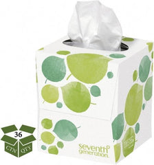 Seventh Generation - Tall Box of White Facial Tissues - 2 Ply, Recycled Fibers - Caliber Tooling