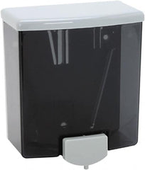 Bobrick - 40 oz Liquid Hand Soap Dispenser - Plastic, Wall Mounted, Black & Gray - Caliber Tooling