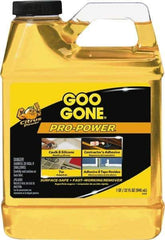 Goo Gone - 32 oz Bottle Adhesive Remover - Removes Caulk Residue, Grease, Tar, Tape, Varnish, Wax, Glue, Silicone, Contractor\x92s Adhesive, Tape Residue - Caliber Tooling