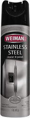 Weiman - 17 fl oz Aerosol Stainless Steel Cleaner & Polish - Unscented, Can Container - Caliber Tooling