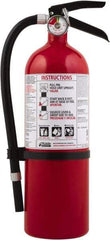 Kidde - 5 Lb, 3-A:40-B:C Rated, Dry Chemical Fire Extinguisher - 4-1/2" Diam x 16.07" High, 195 psi, 18' Discharge in 15 sec, Seamless Aluminum Cylinder - Caliber Tooling