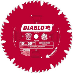 Freud - 10" Blade Diam, 50 Teeth, Carbide-Tipped Cold Saw Blade - 1" Arbor Hole Diam, 0.071" Blade Thickness - Caliber Tooling