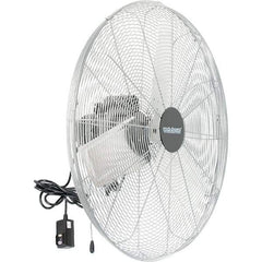 PRO-SOURCE - 30" Blade, 1/4 hp, 5,300, 6,200 & 7,800 CFM, Oscillating Industrial Circulation Fan - Back-Mounted, 120 VAC Volts, 1.60-1.90 Amps, 3 Speed - Caliber Tooling