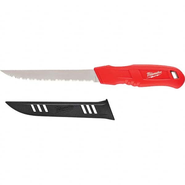 Milwaukee Tool - Fixed Blade Knives Trade Type: Serrated Knife Blade Length (Inch): 6 - Caliber Tooling